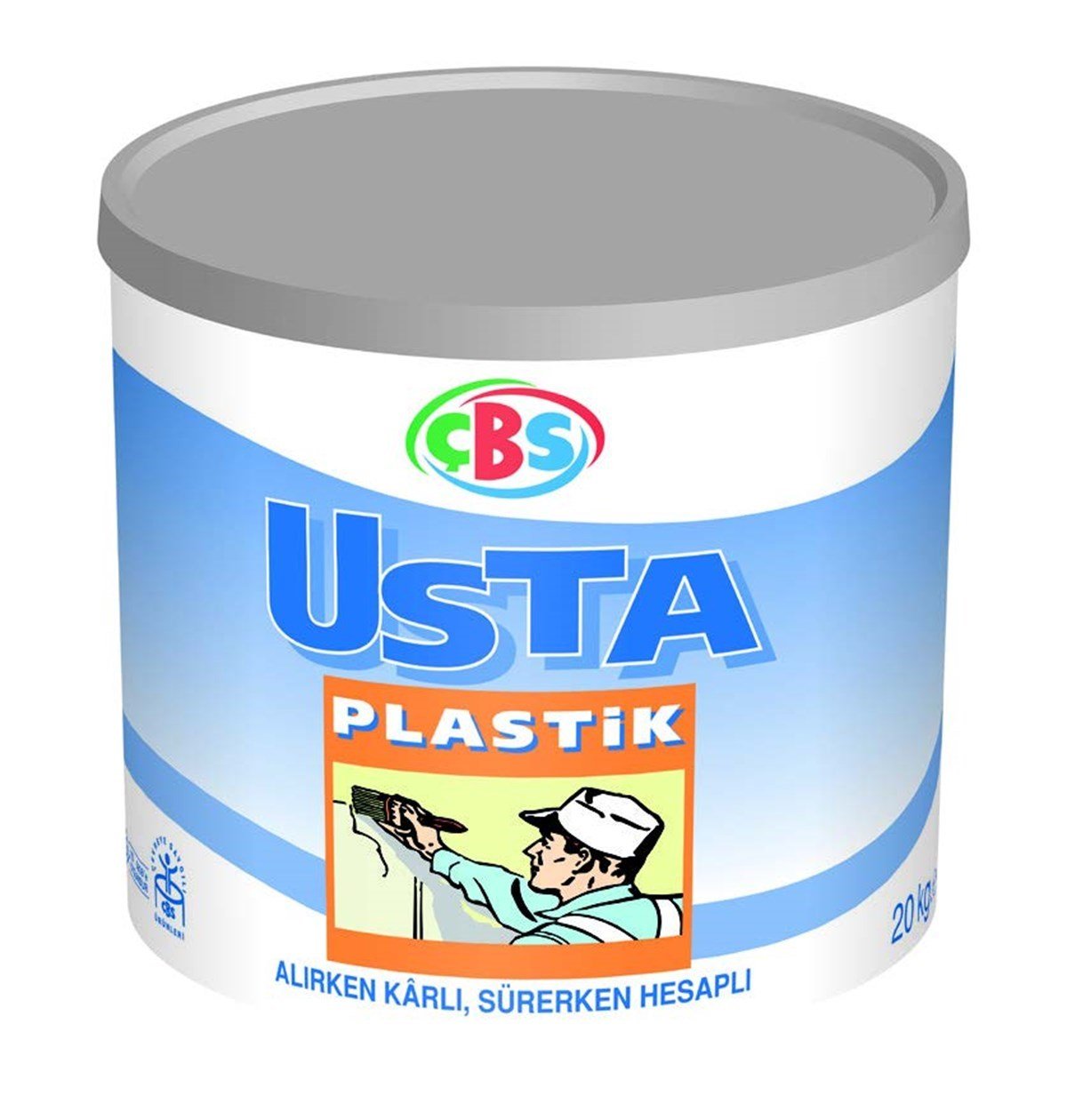 ÇBS USTA PLASTİK 20KG BEYAZ