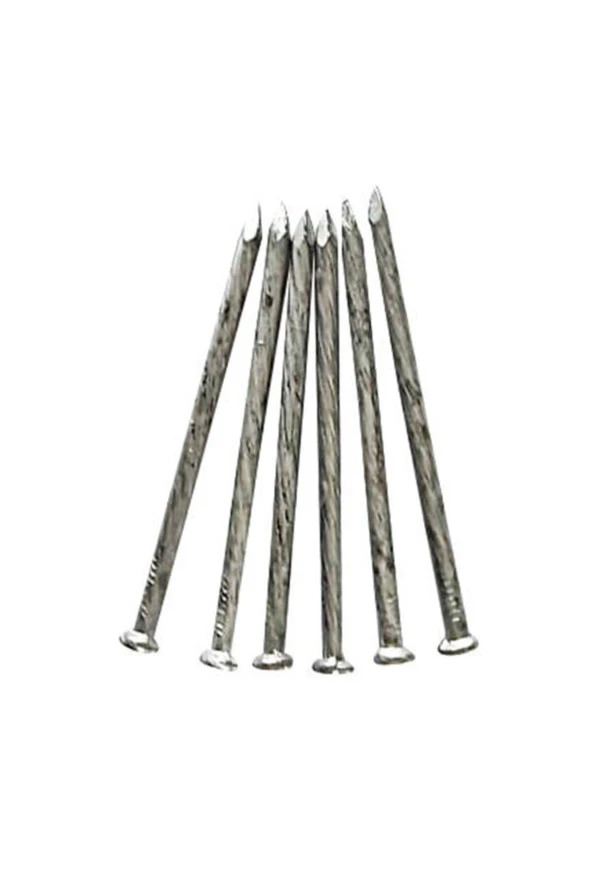 5x100 (Poşet) Beton Çivisi Kanallı Galvaniz 100 Adet